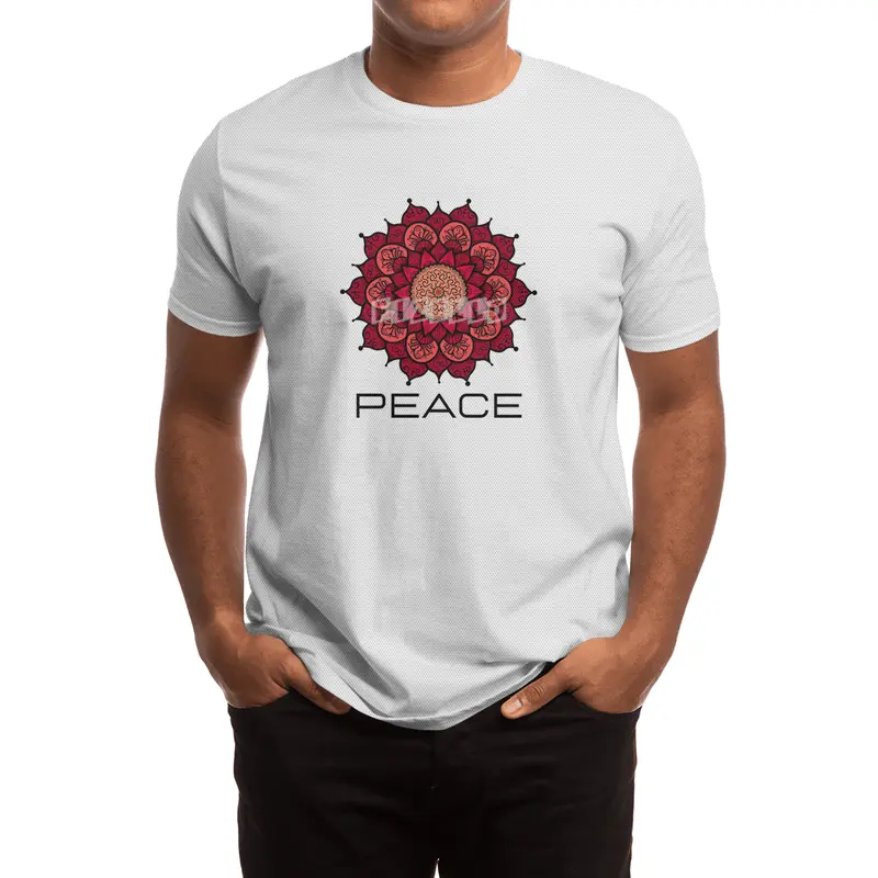 Peace Mandala | Yoga | Pilates | Rave | Floral Spor T-Shirt
