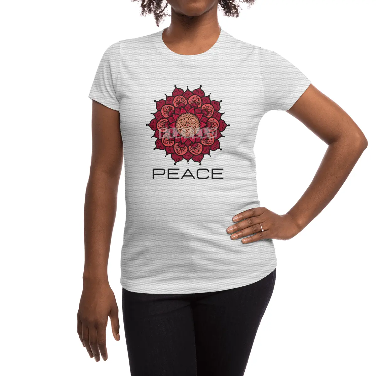 Peace Mandala | Yoga | Pilates | Rave | Floral Spor T-Shirt
