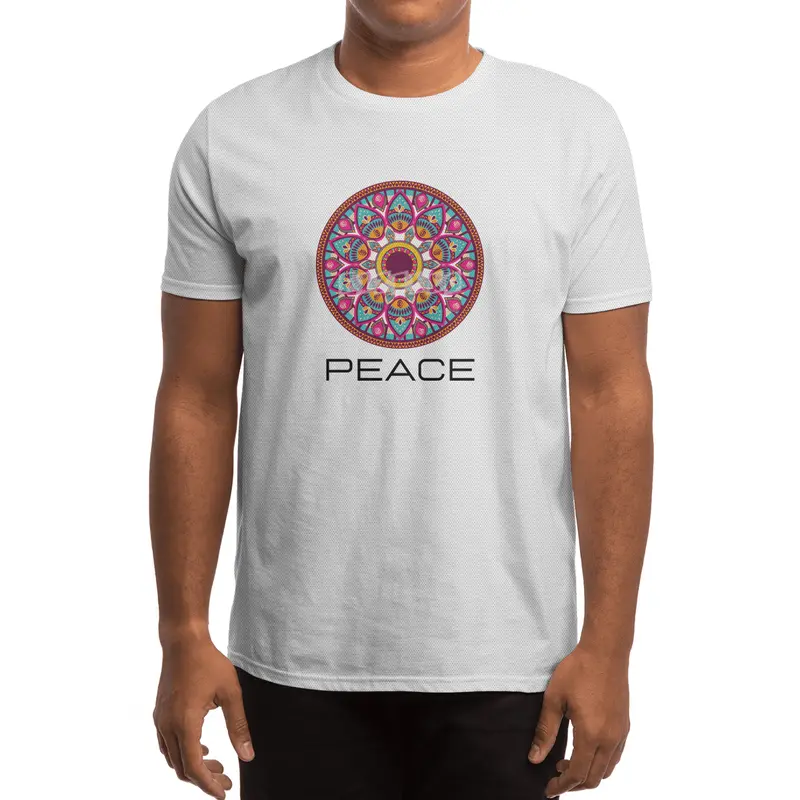 Peace Mandala | Yoga | Pilates | Rave | Floral Spor T-Shirt