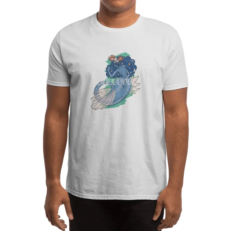 Mermaid Grabs Back Spor T-Shirt