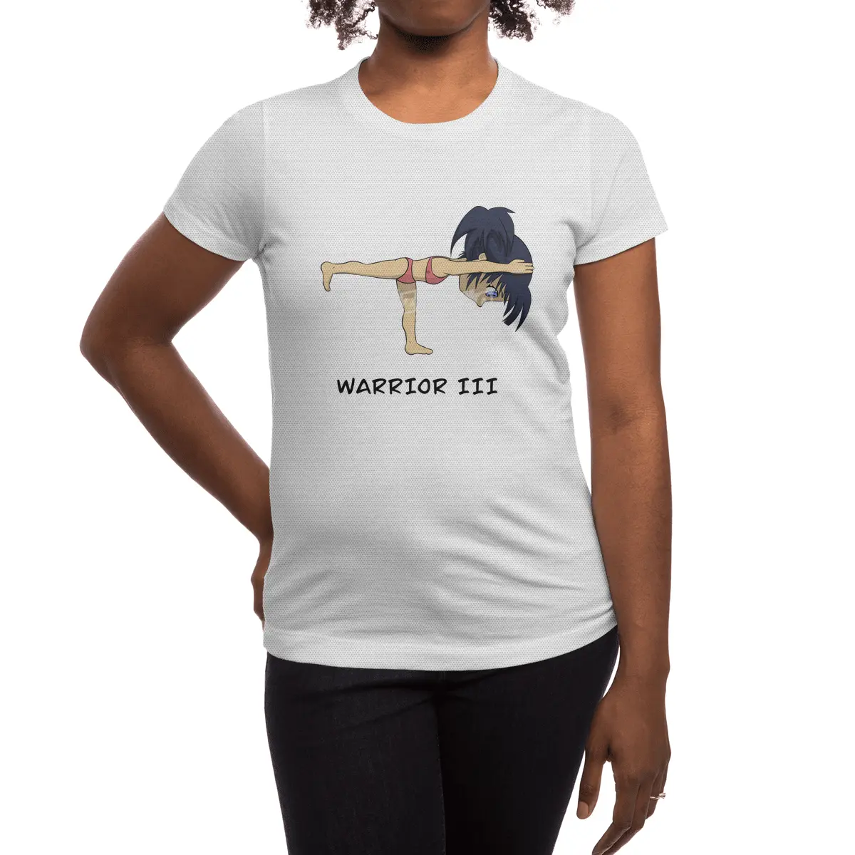 Chibi Yoga Spor T-Shirt