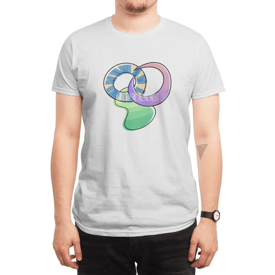 Random Colourful Shapes Spor T-Shirt