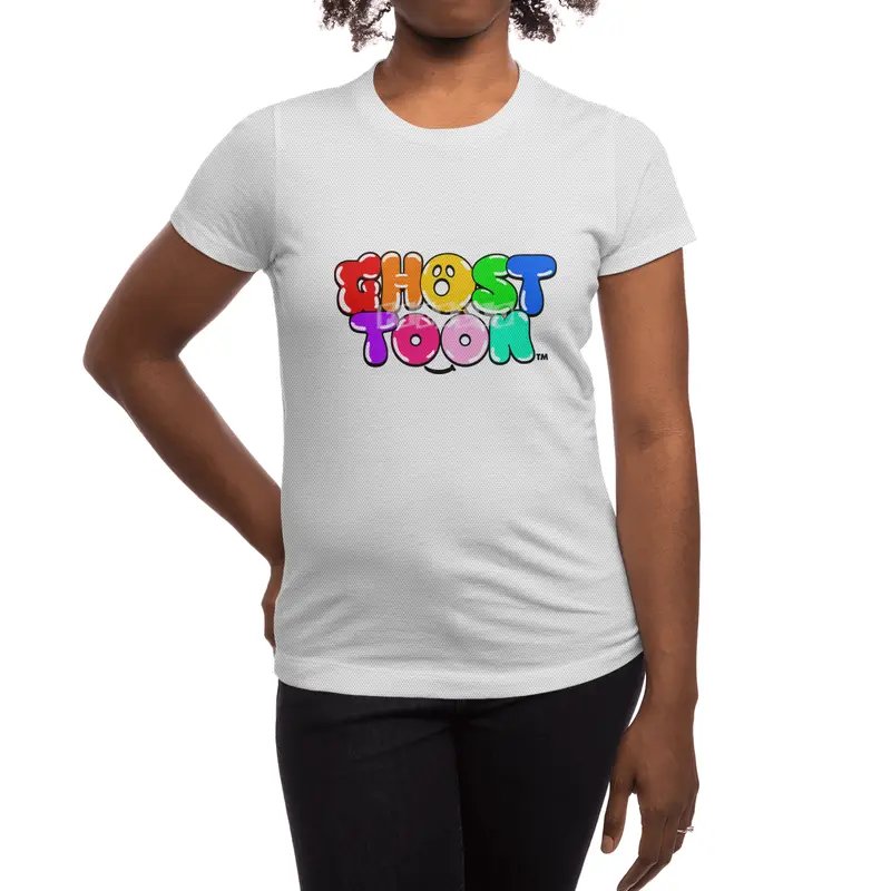 GHOSTTOON™ Series Logo Colorful Bubble Graffiti Tee Shirt Spor T-Shirt