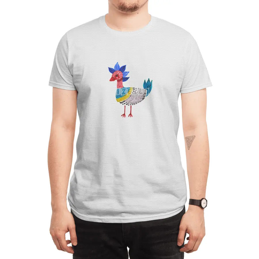 Little Colorful Bird Spor T-Shirt