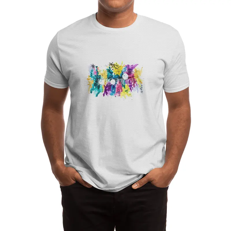 Life is colorful | Watercolor and ink doodling Spor T-Shirt