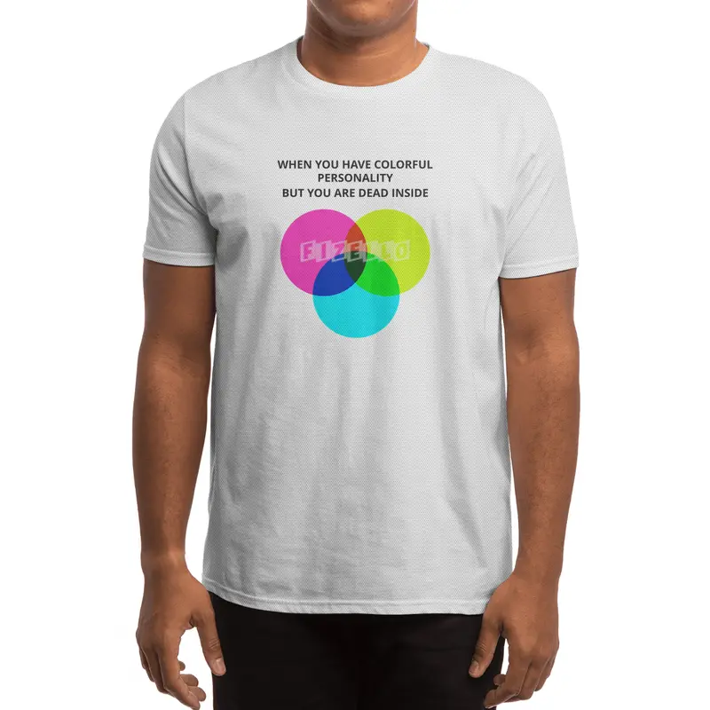 When you have colorful personality but you are dead inside Spor T-Shirt