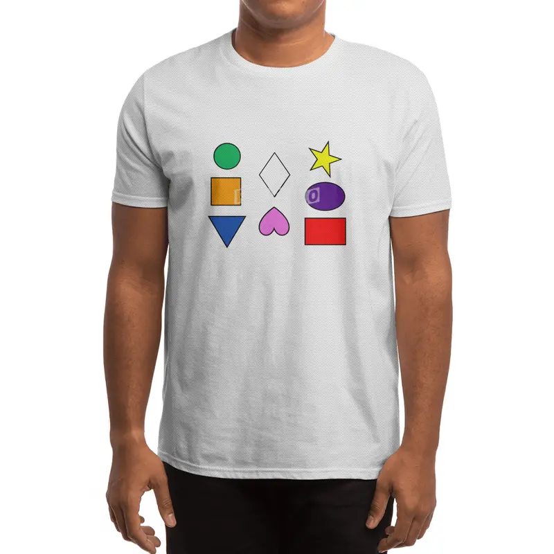 Learn with Colorful Shapes Spor T-Shirt