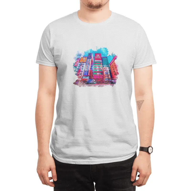 Japan Colorful Street city Spor T-Shirt