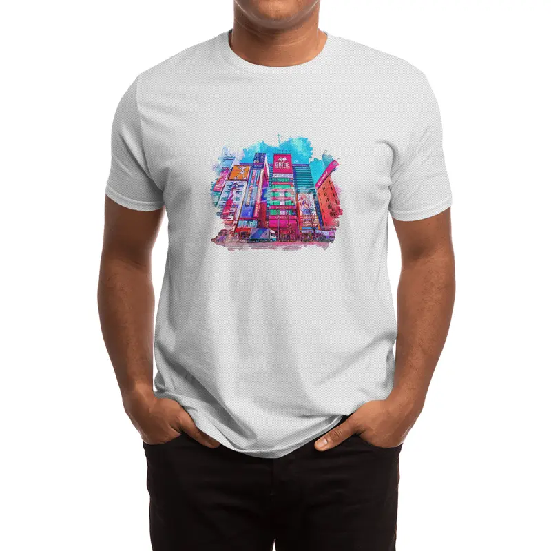 Japan Colorful Street city Spor T-Shirt
