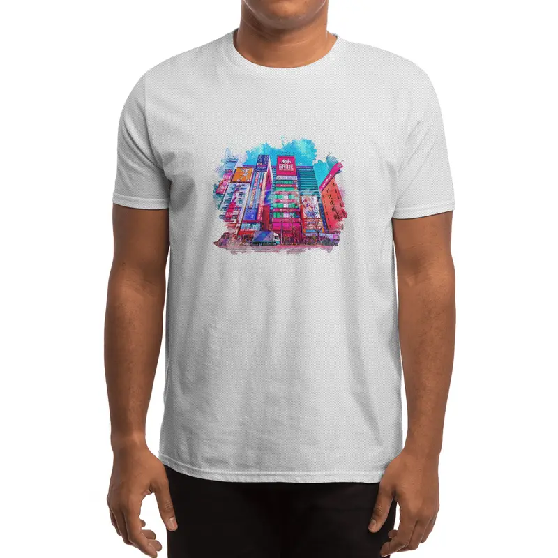 Japan Colorful Street city Spor T-Shirt