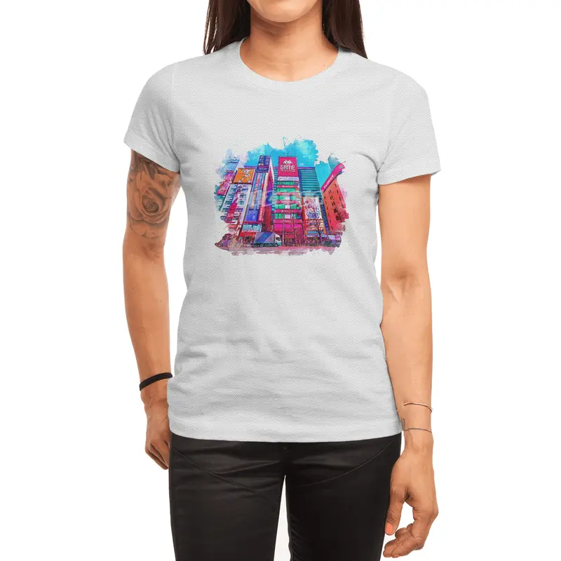 Japan Colorful Street city Spor T-Shirt