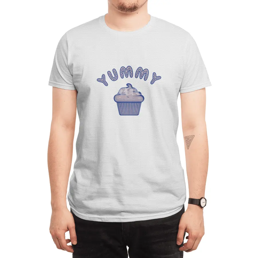 Sweet cupcake in colorful cookie muffin Spor T-Shirt