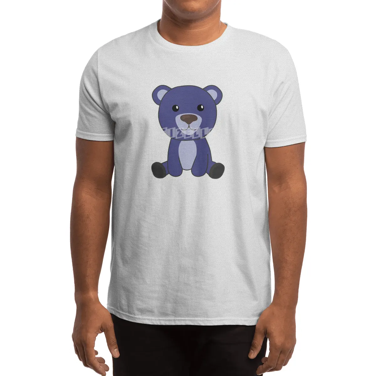 Blue Bear Colorful Bears Cute Animals Teddy Bears Spor T-Shirt