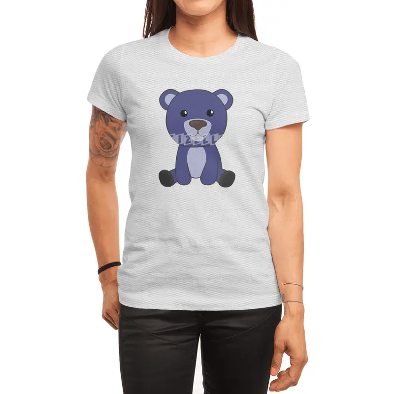 Blue Bear Colorful Bears Cute Animals Teddy Bears Spor T-Shirt