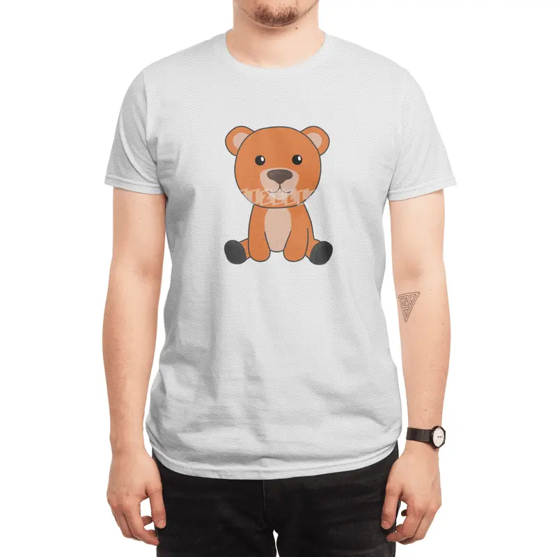 Orange Bear Colorful Bears Cute Animals Teddy Spor T-Shirt