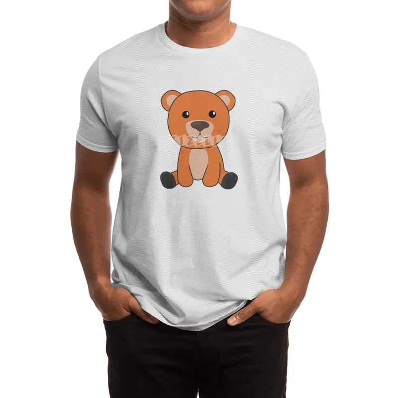 Orange Bear Colorful Bears Cute Animals Teddy Spor T-Shirt