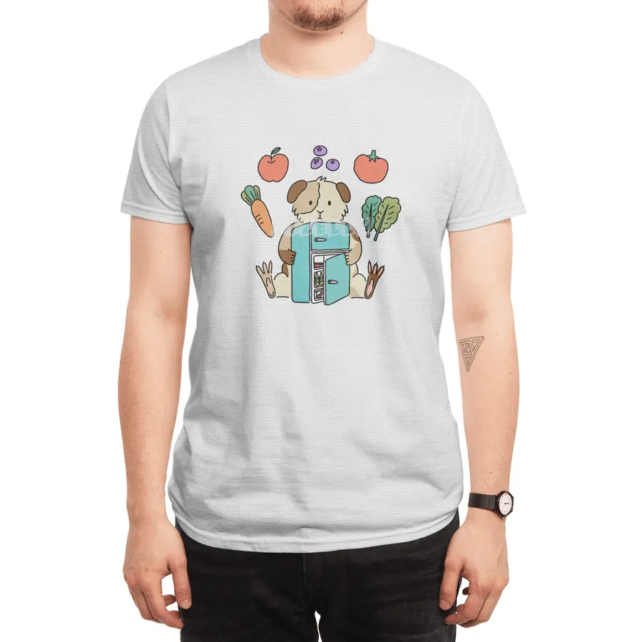 Guinea pig and a fridge - Home is where the food is Spor T-Shirt