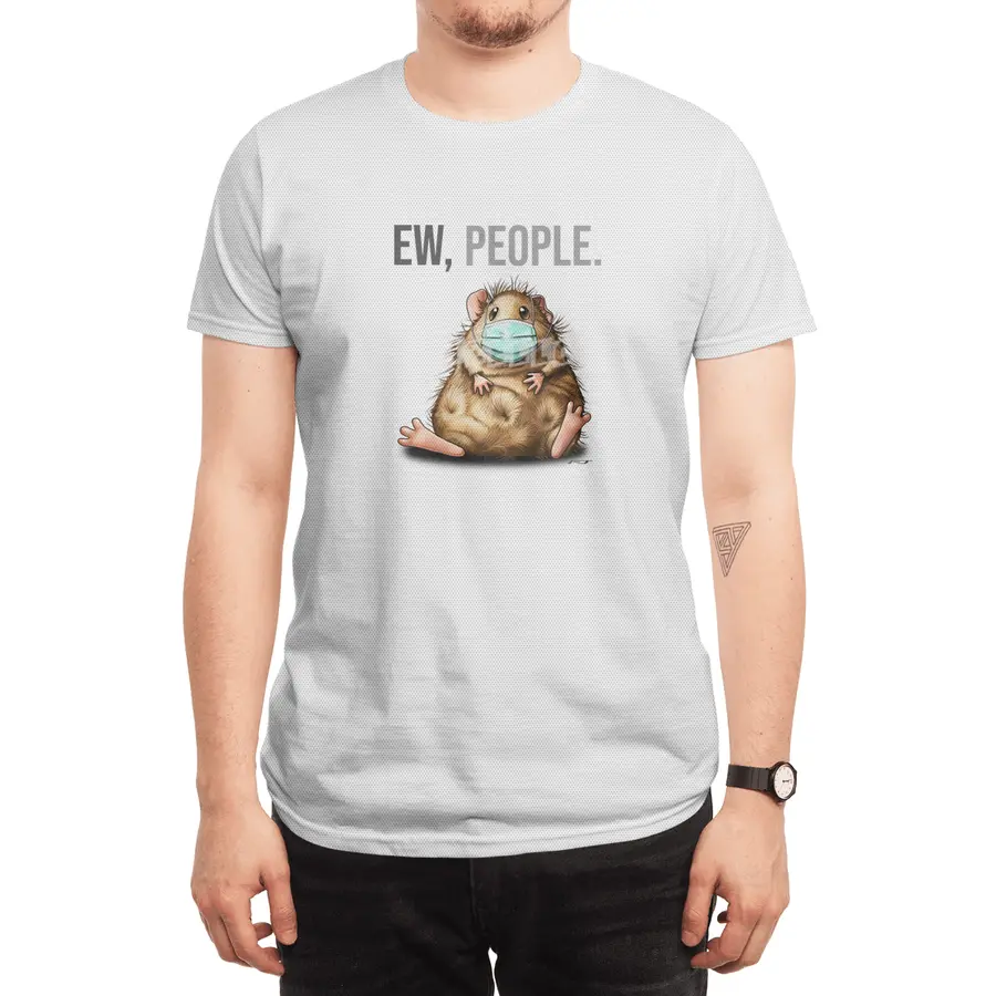 Ew People Guinea Pig With Mask Spor T-Shirt