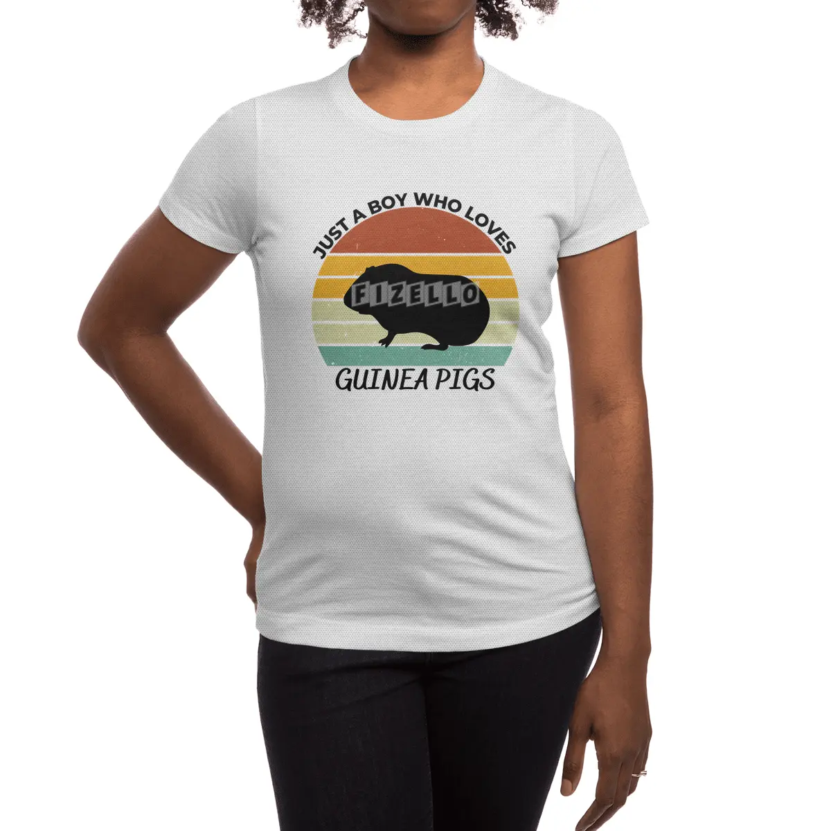 Just a boy who loves guinea pigs Spor T-Shirt