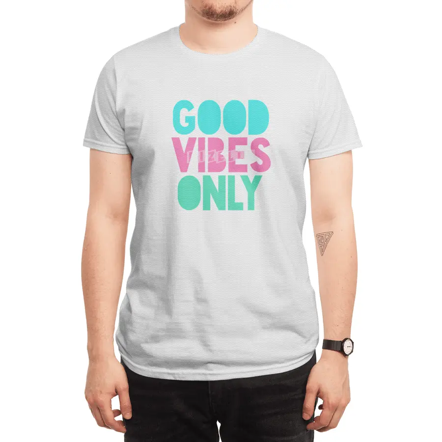 Pastel Good Vibes Only Spor T-Shirt