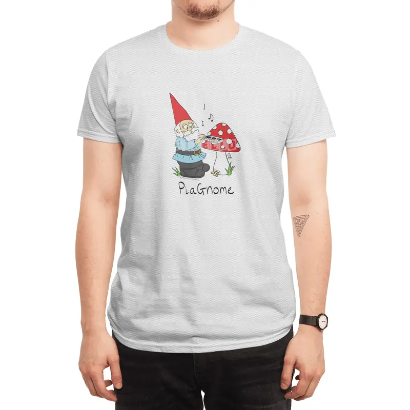 PiaGnome - The Piano Playing Gnome Spor T-Shirt
