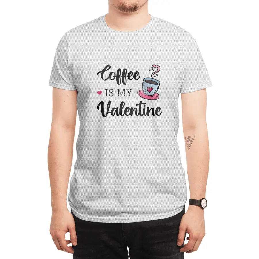 Coffee Is My Valentine Caffeine Lover III Spor T-Shirt
