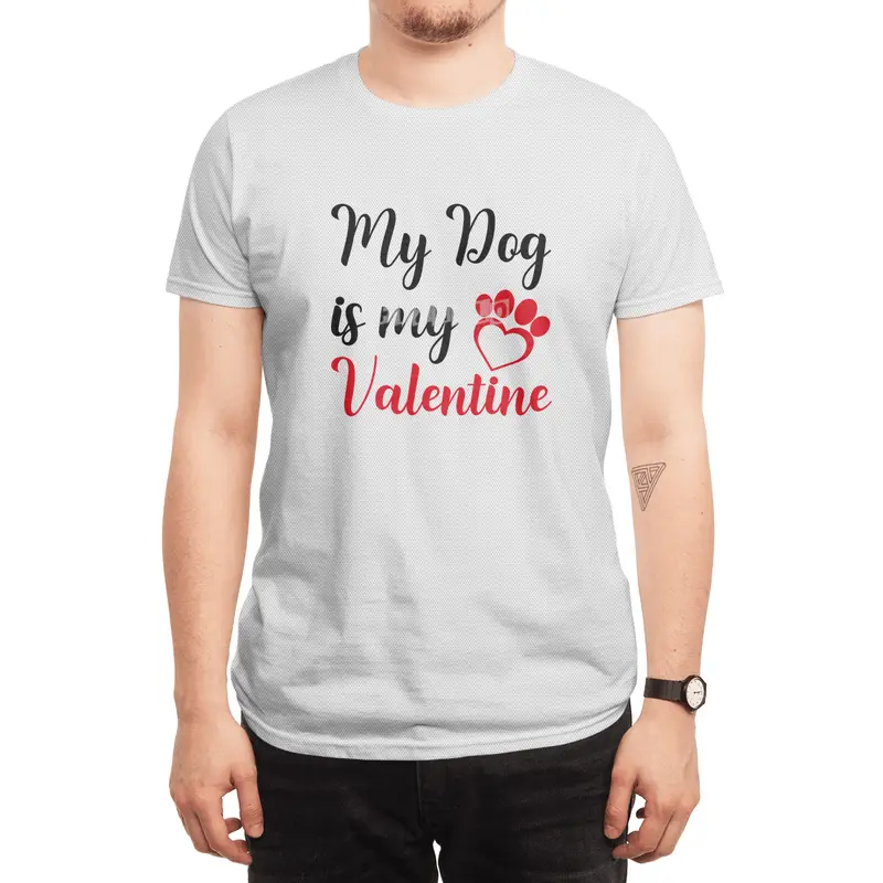 My Dog is My Valentine Shirt,Dog Shirts Spor T-Shirt
