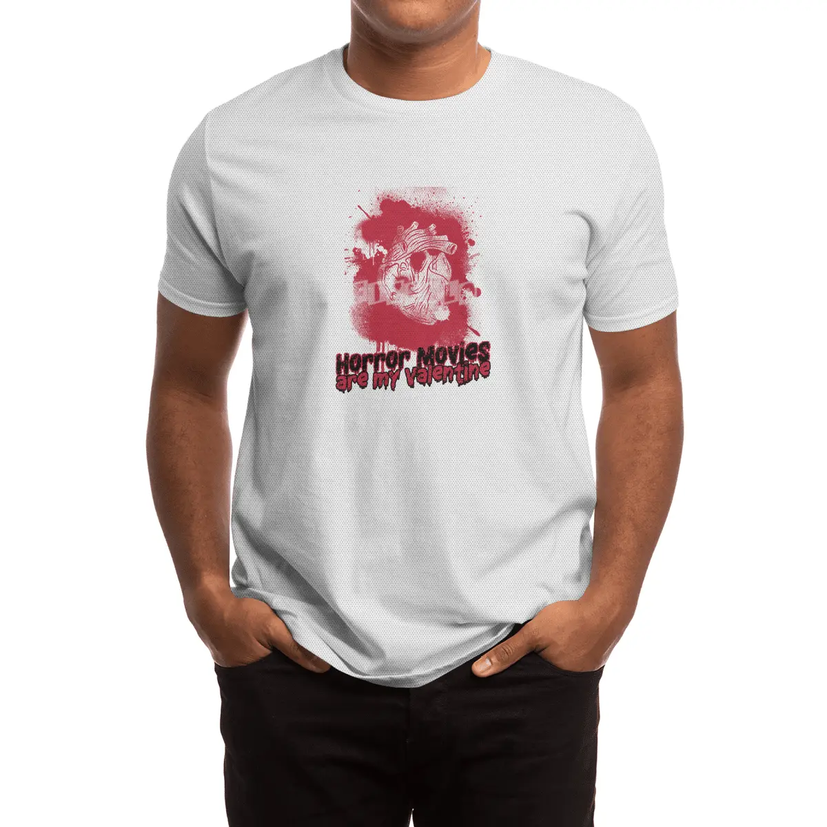 Horror Movies are my Valentine Spor T-Shirt