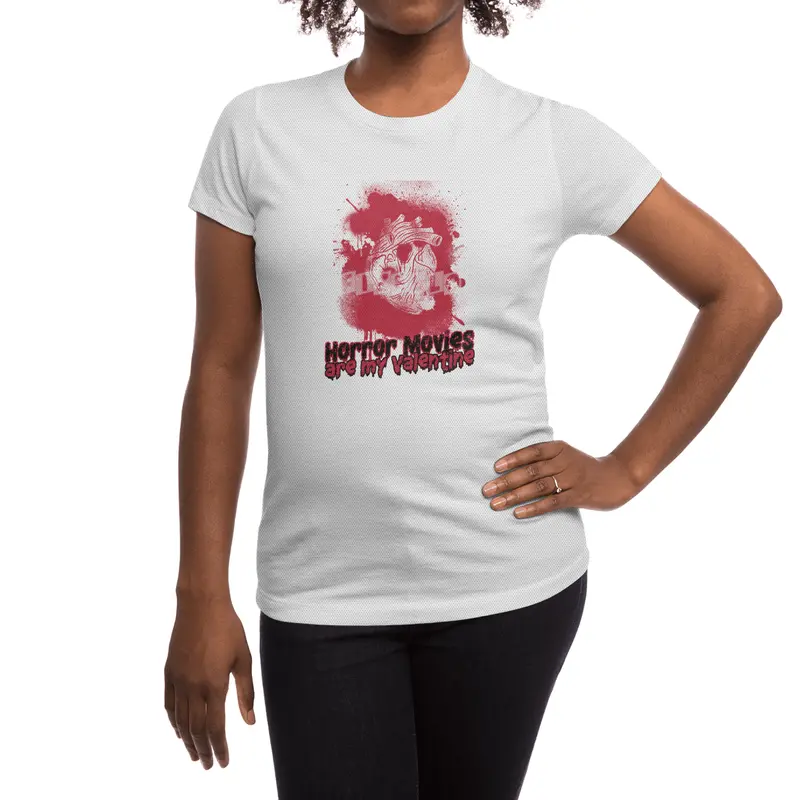 Horror Movies are my Valentine Spor T-Shirt