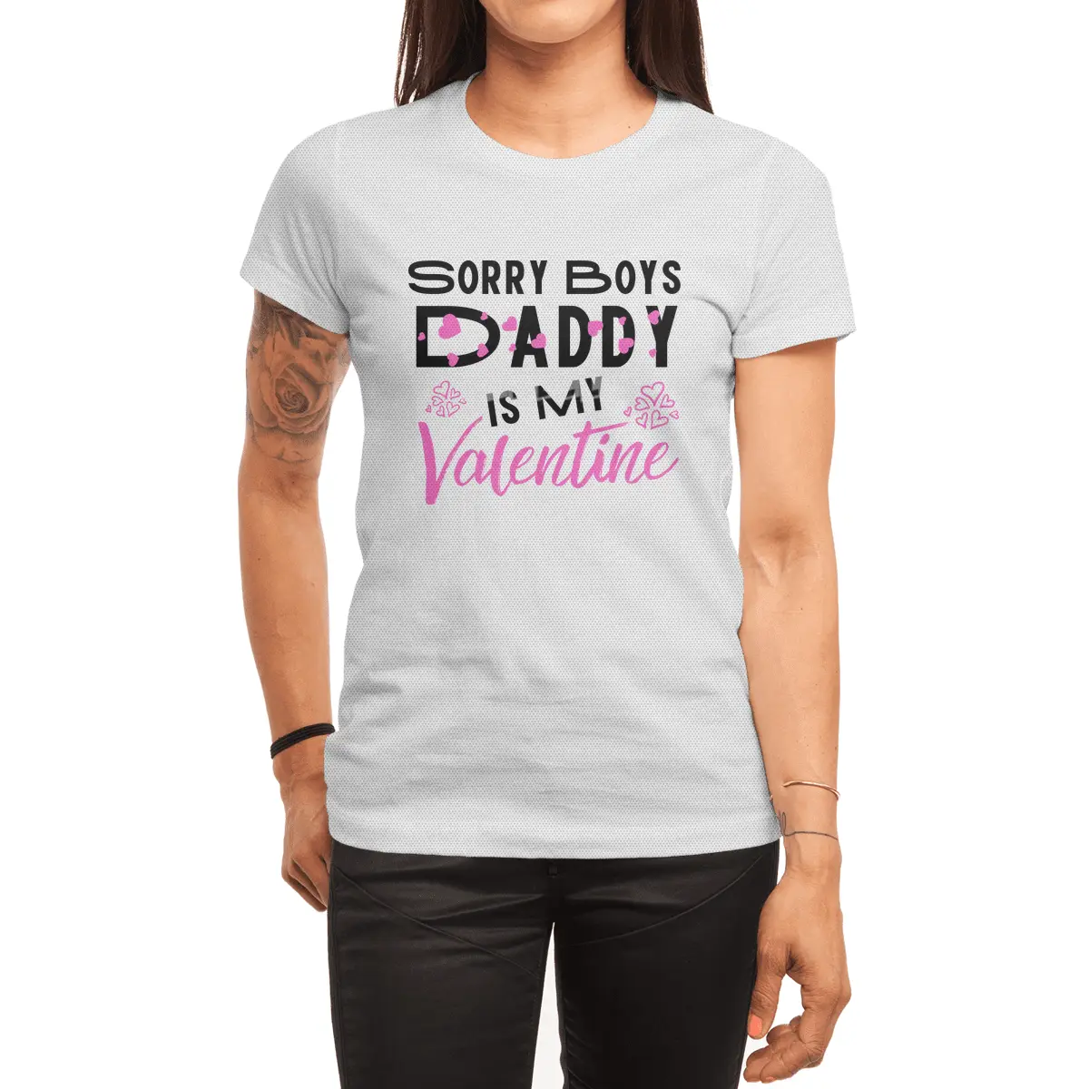 Sorry Boys Daddy is my Valentine - Daughter Love Spor T-Shirt