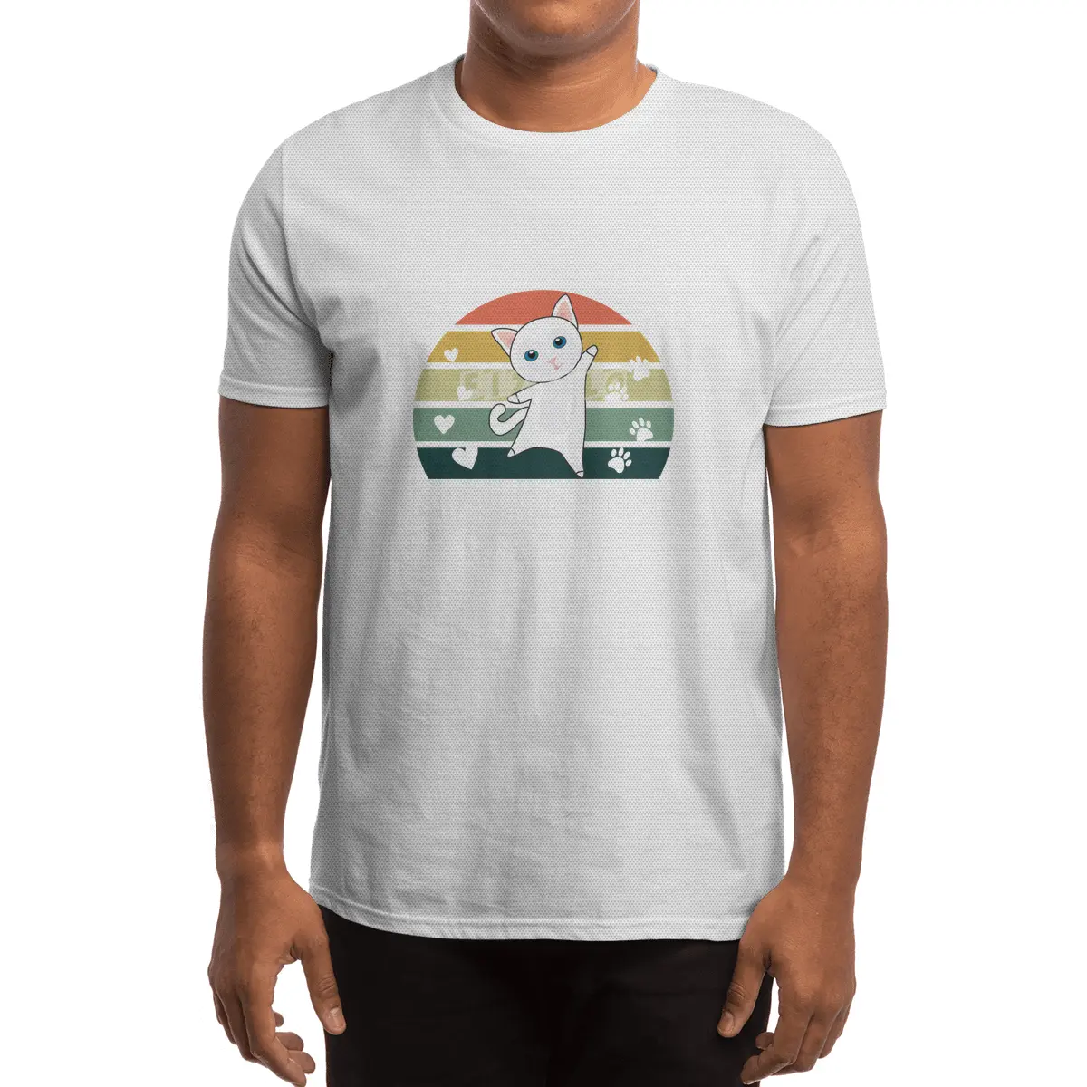 My Cat Is My Valentine Cats Know Love Vintage Spor T-Shirt