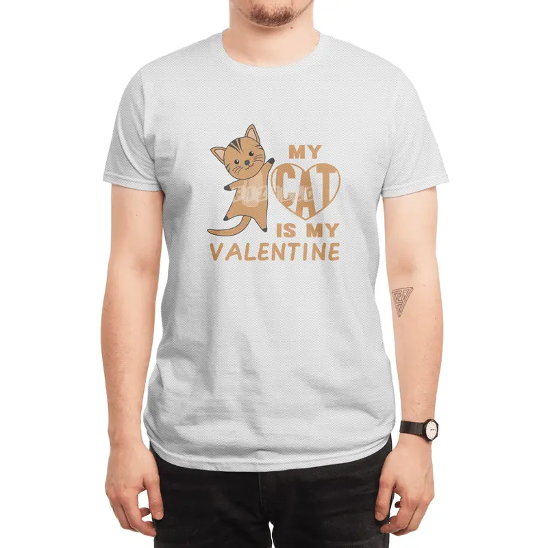 My Cat Is My Valentine Cute Cats For Women Spor T-Shirt