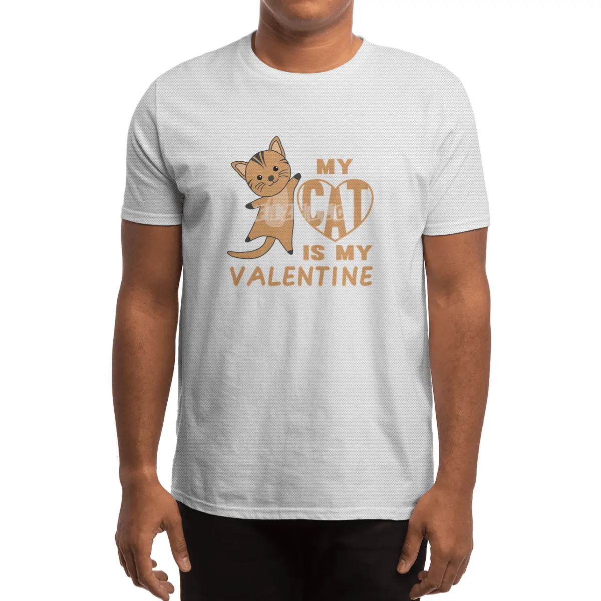 My Cat Is My Valentine Cute Cats For Women Spor T-Shirt