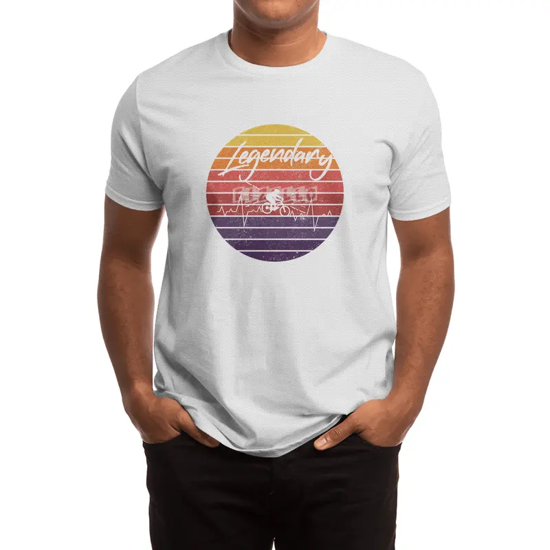 Mountain bike - bike - heartbeat - vintage Spor T-Shirt