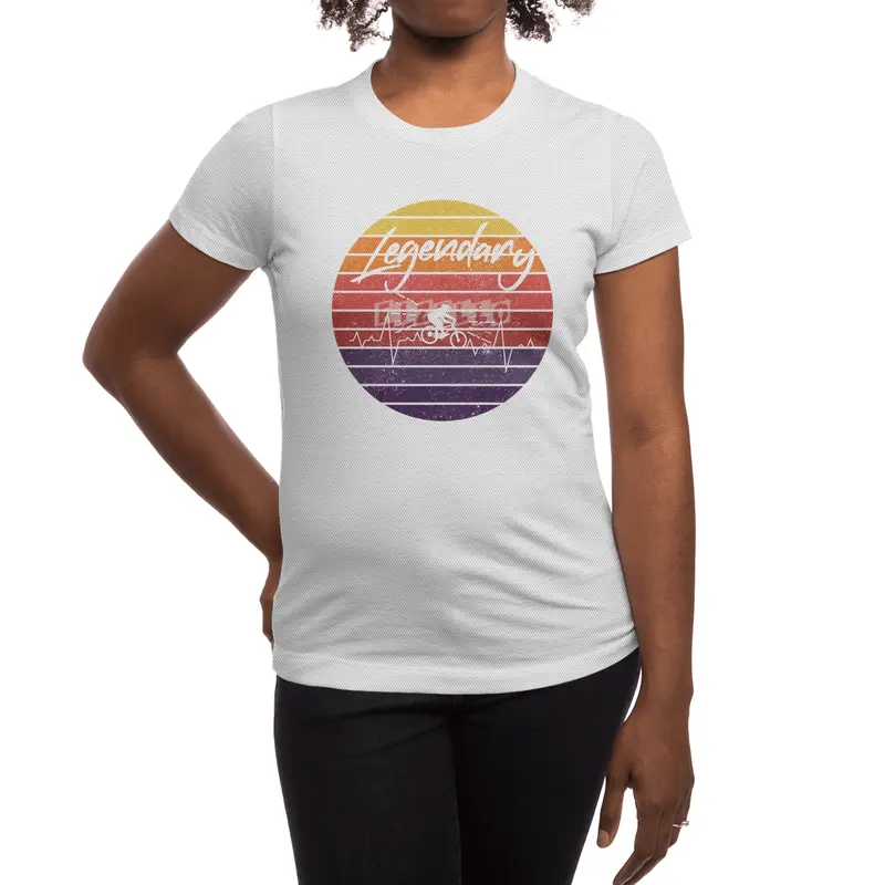 Mountain bike - bike - heartbeat - vintage Spor T-Shirt