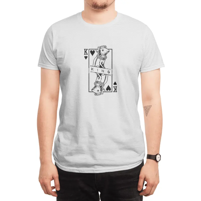 Axolotl Lover King Of Hearts Spor T-Shirt