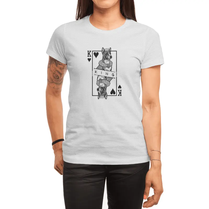 Basenji King Of Hearts Spor T-Shirt