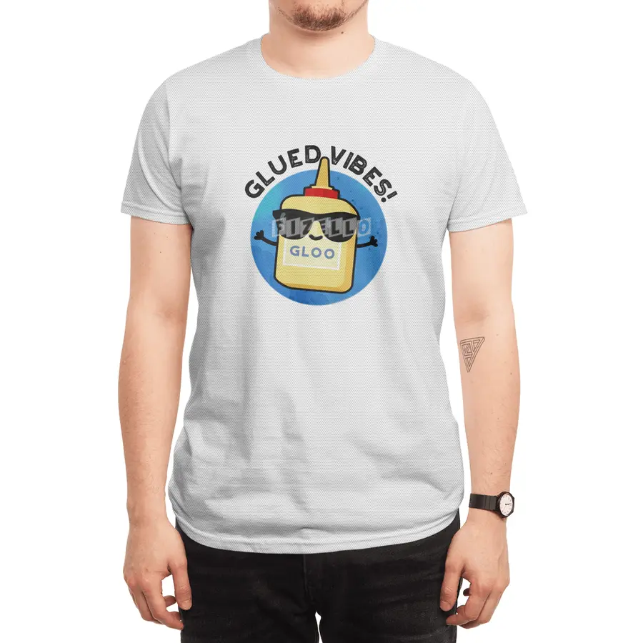 Glued Vibes Cute Good Vibes Glue Pun Spor T-Shirt