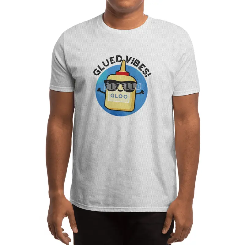 Glued Vibes Cute Good Vibes Glue Pun Spor T-Shirt