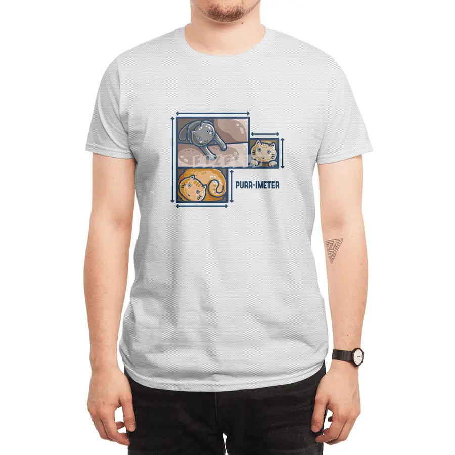 Purr-imeter Maths Cat Pun Spor T-Shirt