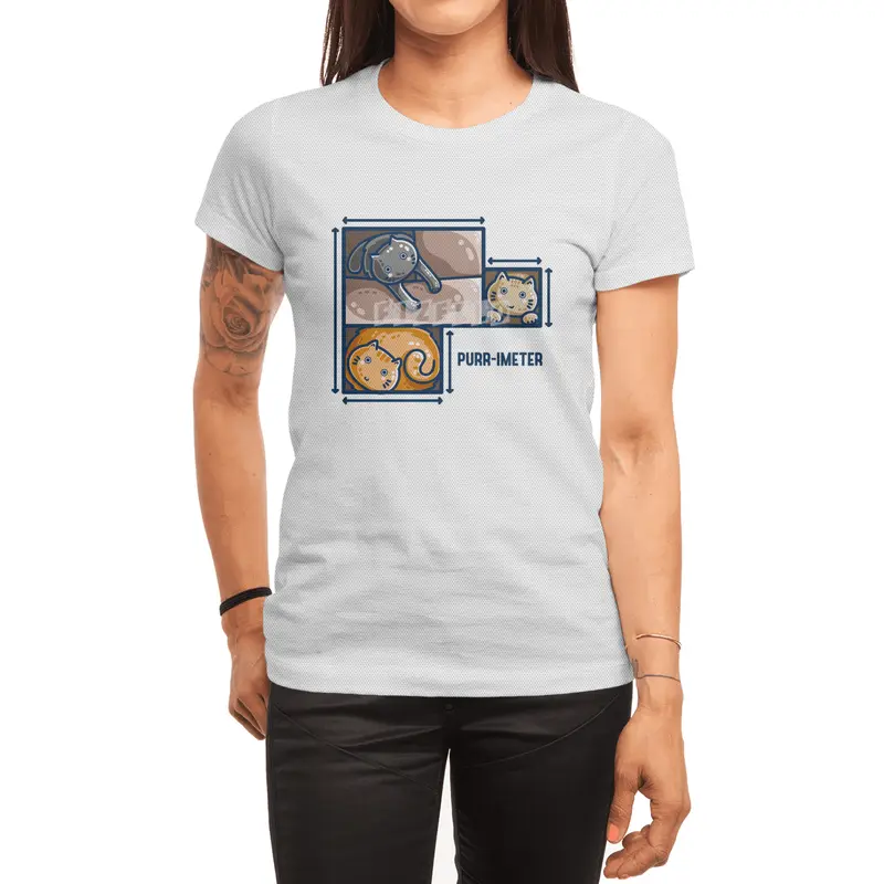 Purr-imeter Maths Cat Pun Spor T-Shirt