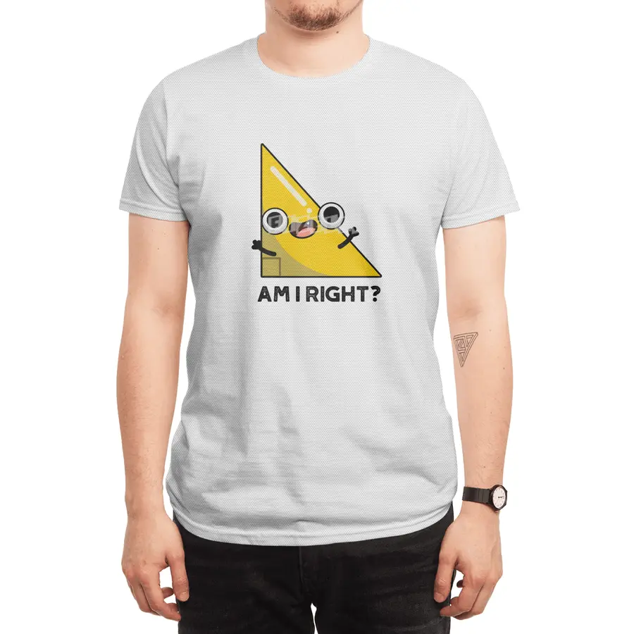 Am I Right Cute Geometry Math Pun Spor T-Shirt