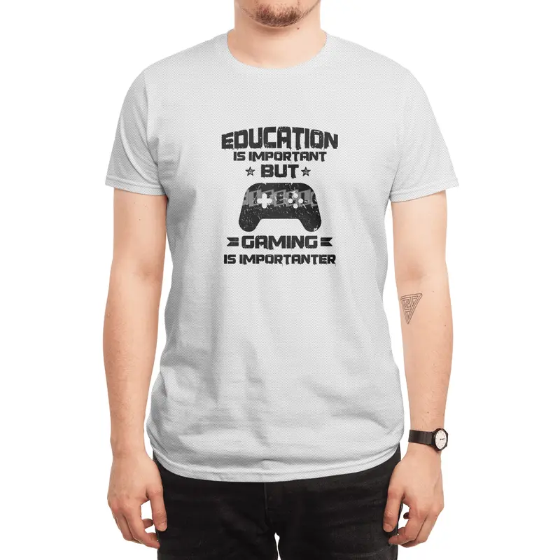 Education Is Important But Gaming Spor T-Shirt