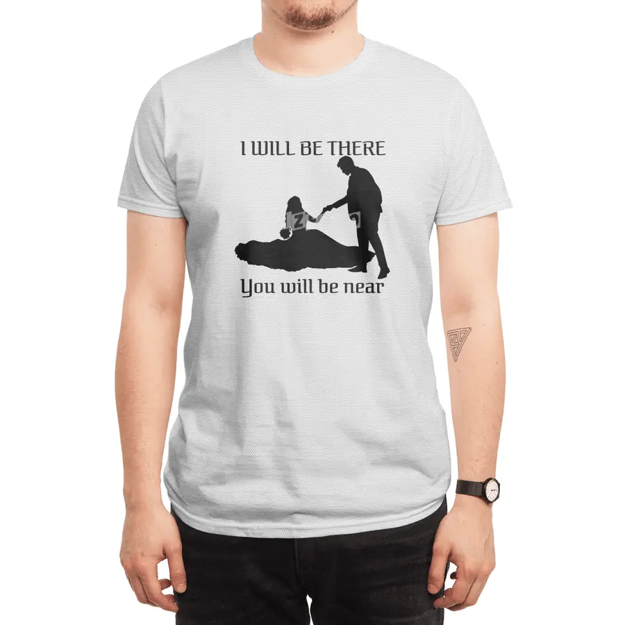 silhouette romantic couple with quotes Spor T-Shirt