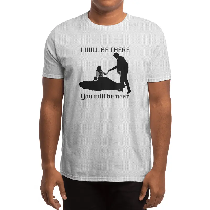 silhouette romantic couple with quotes Spor T-Shirt
