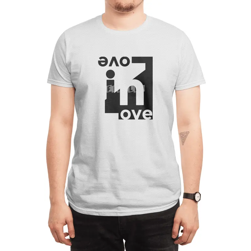 Black-Love in Love-Couple-Man-Octerson Spor T-Shirt