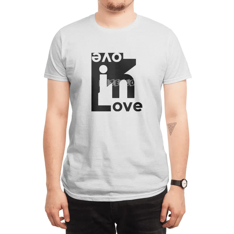 Black-Love in Love-Couple-WoMan-Octerson Spor T-Shirt