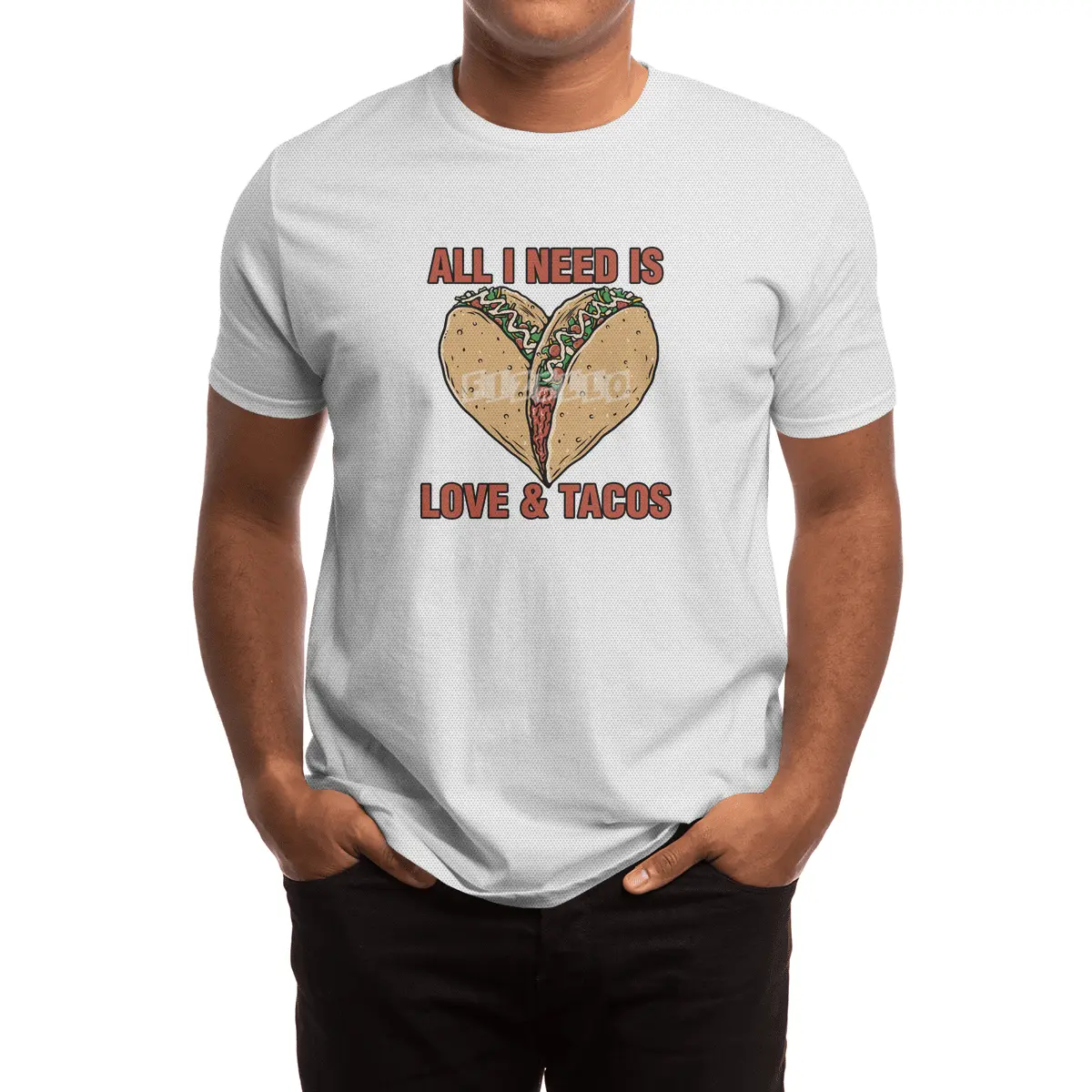 ALL I NEED IS LOVE AND TACOS Spor T-Shirt