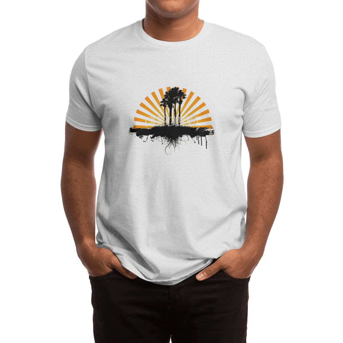 Daybreak Dreams: Seaside Sunrise Art Spor T-Shirt