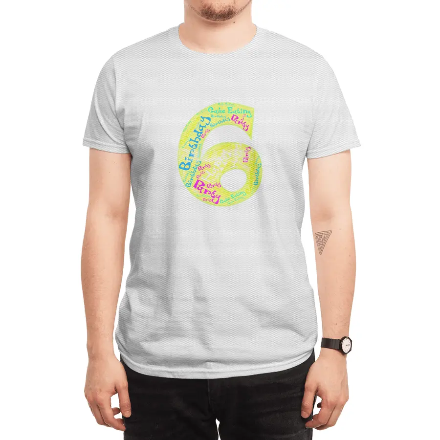 Creative Number 6 Spor T-Shirt